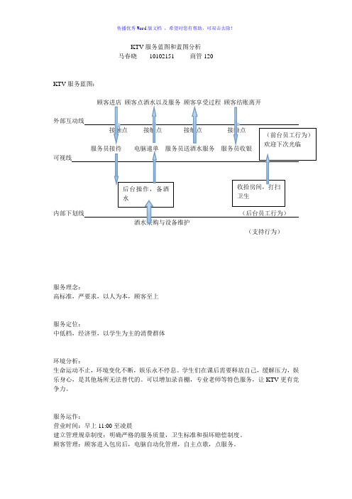 服务蓝图和蓝图分析Word版