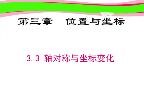 3.3  轴对称与坐标变化 省优获奖课 公开课一等奖课件.ppt 公开课一等奖课件