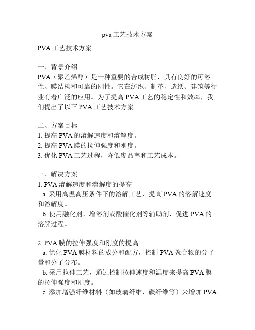 pva工艺技术方案