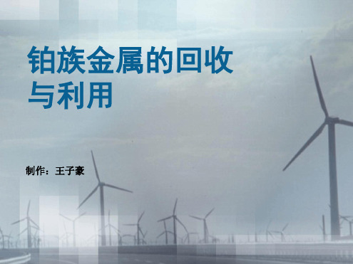 铂族金属的回收技术