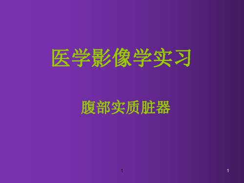 【医院科室培训-影像学学习】_消化系统实质脏器-北京协和医院学习