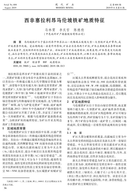 西非塞拉利昂马伦坡铁矿地质特征