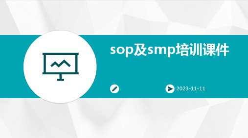 sop及smp培训课件