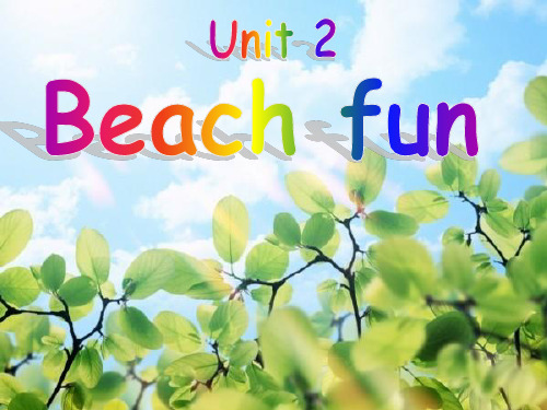 香港New magic 3B unit2 beach fun公开课精品