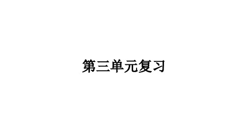 第三单元 勇担社会责任 复习课件----部编版道德与法治八年级上册