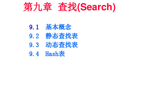 九章查找Search