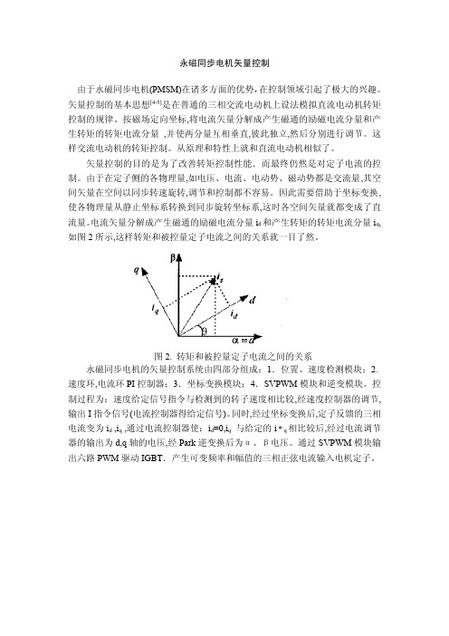 详解永磁同步电机矢量控制