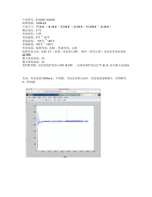 锂电池(042030)充放电曲线