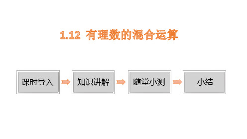 1.12 有理数的混合运算课件(共21张PPT)