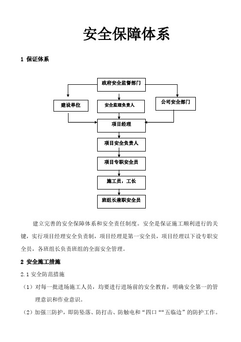 安全保障体系