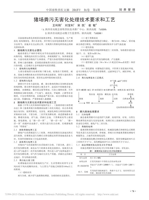 猪场粪污无害化处理技术要求和工艺_王利刚