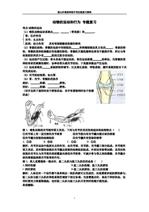 生物圈中的其他生物 专题复习