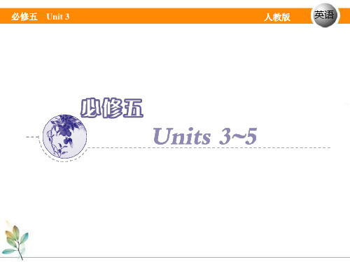 必修五Unit3