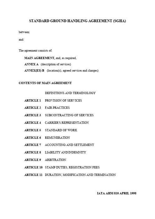 IATA协议英文版本(98v)(可编辑修改word版)