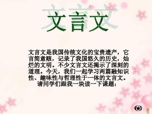 六年级下册-文言文两则_学弈