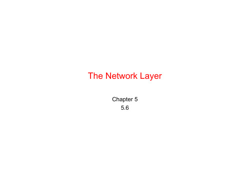 The Network Layer