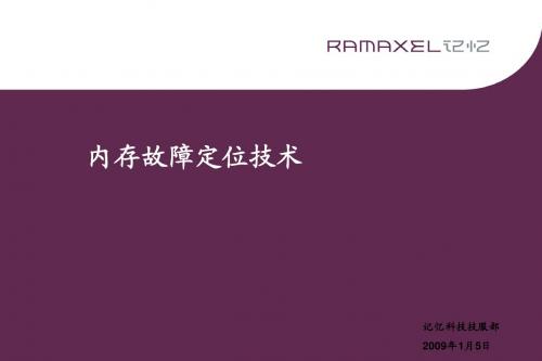 内存软件故障定位技术