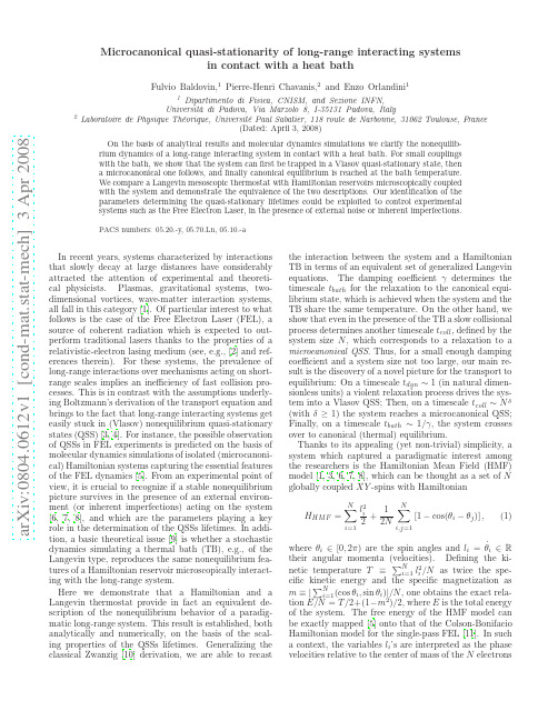 Microcanonical quasi-stationarity of long-range interacting systems in contact with a heat