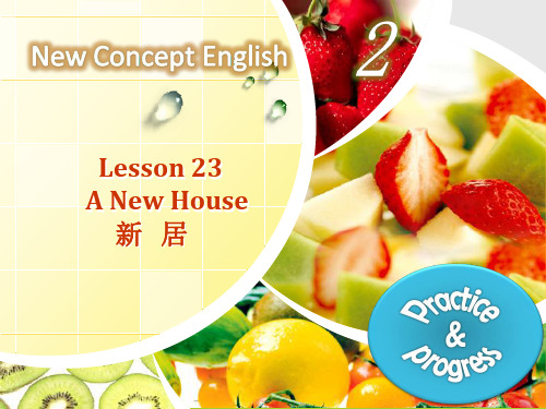 (最新版)新概念英语第二册--Lesson-23--A-new-house