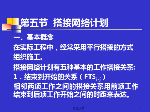 搭接网络计划范文.ppt