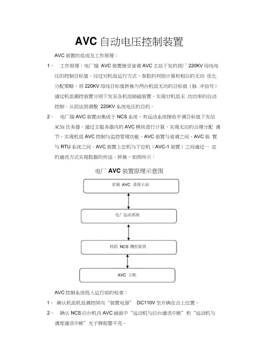 AVC自动电压控制装置