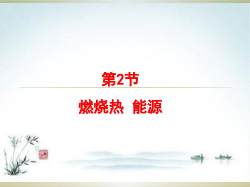 新人教版高中选修4化学1-2《燃烧热、能源》课件