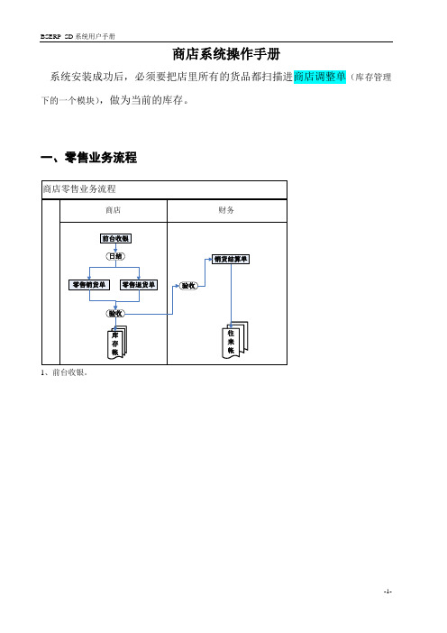 WEB_POS商店操作说明