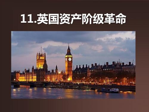 《英国资产阶级革命》步入近代PPT课件8 (共17张PPT)