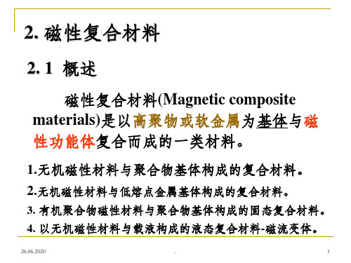 功能复合材料-2-磁性复合材料ppt课件