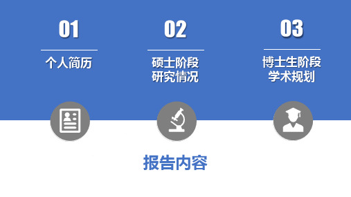 简洁实用通用大学博士入学复试面试报告PPT模板