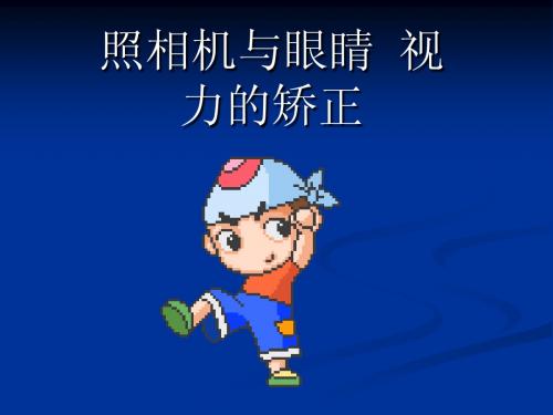照相机与眼睛 视力的矫正