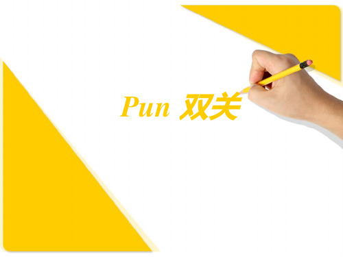 Pun 双关