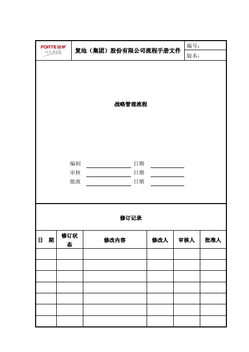 FTZLLC战略管理流程