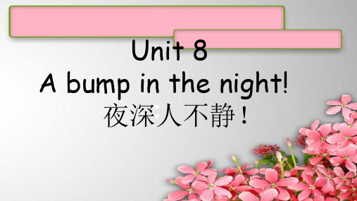 Unit8Abumpinthenight(课件)-新概念英语青少版1A