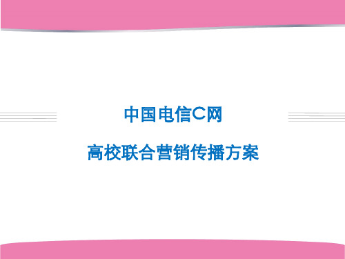 中国电信C网合作方案