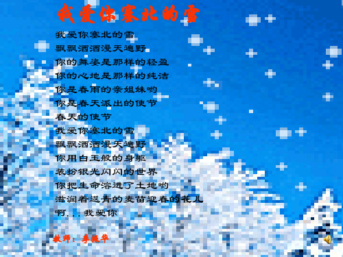 《雪》ppt-人教版PPT课件