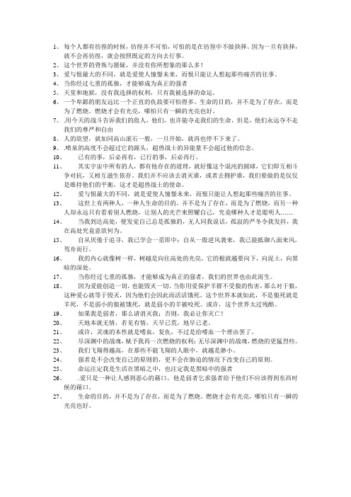 超兽武装之经典语录