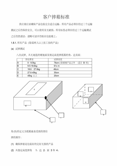 产品摔箱测试标准.doc