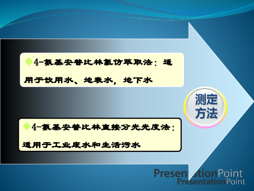 水中挥发酚的测定ppt课件