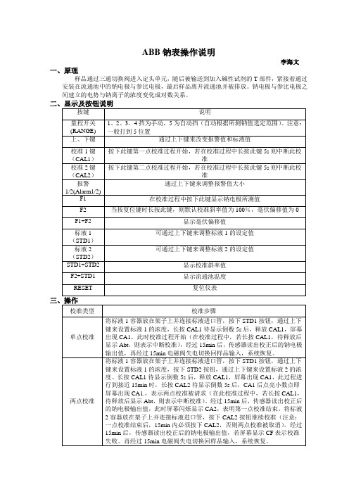 ABB钠表操作说明1