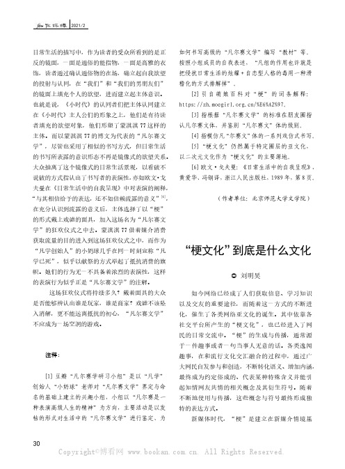 “梗文化”到底是什么文化