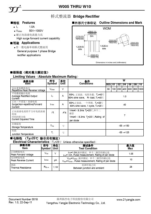 Bridge Rectifier 桥式整流器