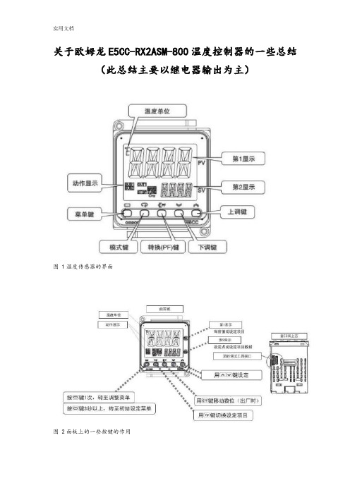 关于某欧姆龙E5CC总结材料