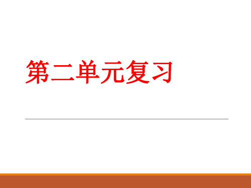 苏教版六年级下册数学第二单元圆柱与圆锥复习课件