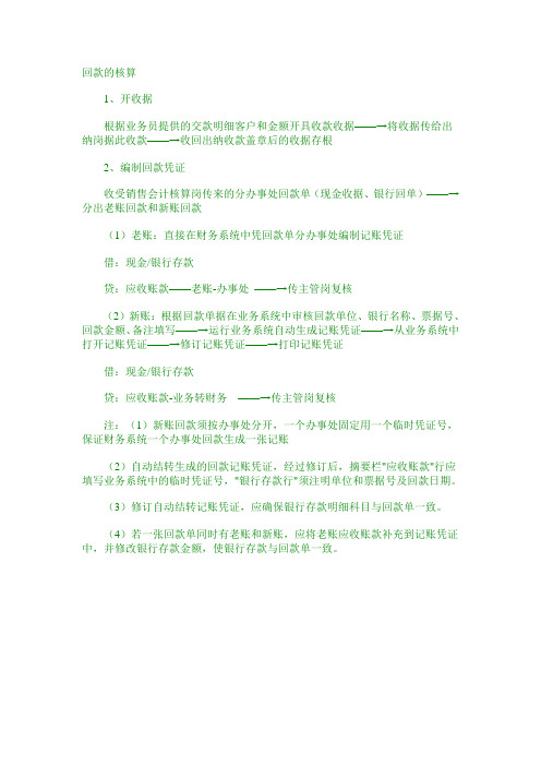回款 流程
