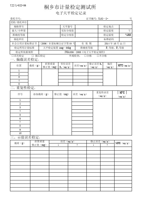 简化电子汽车衡原始记录