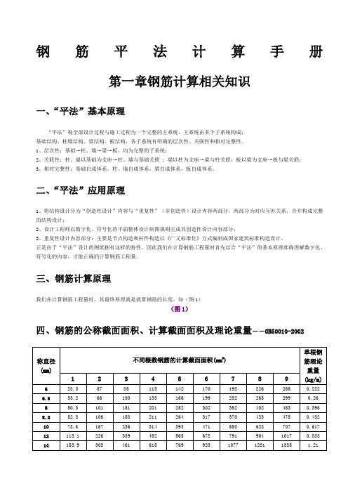 钢筋平法计算手册