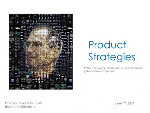 Product Strategies