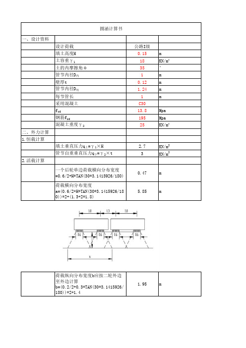 圆管计算(公路)