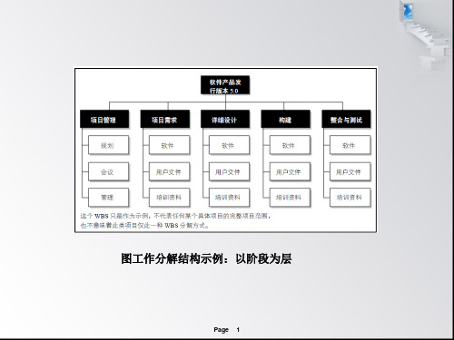 《项目范围管理》工作分解结构案例 2